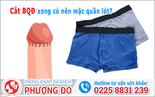 Cắt Bao Quy Đầu Xong Có Nên Mặc Quần Lót Không?