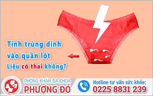 Nếu tinh trùng dính vào quần lót có thai không? Cách ngừa thai?