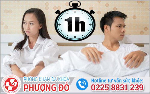 Quan hệ 1 tiếng mới ra có sao không?