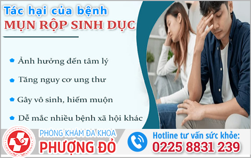 Tác hại của bệnh mụn rộp sinh dục cần hết sức lưu ý!