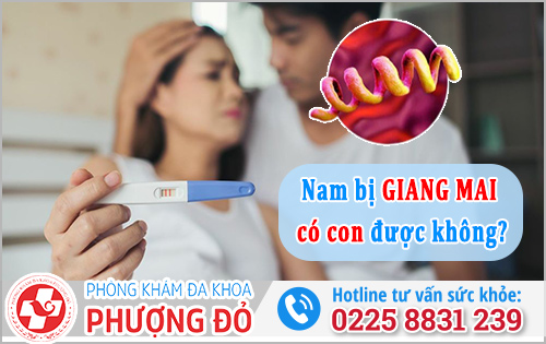 Nam bị giang mai có con được không?