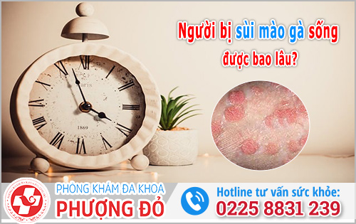 Người bị sùi mào gà sống được bao lâu?