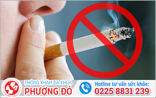 Bỏ thuốc lá là một trong những cách khử mùi hôi cậu nhỏ tại nhà đơn giản