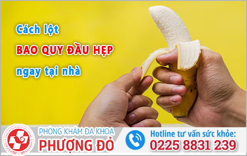 Cách lột bao quy đầu hẹp 
