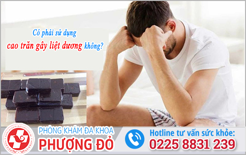 Cao trăn gây liệt dương 