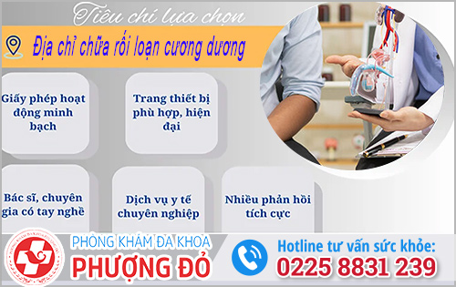 Cách chọn địa chỉ chữa rối loạn cương dương