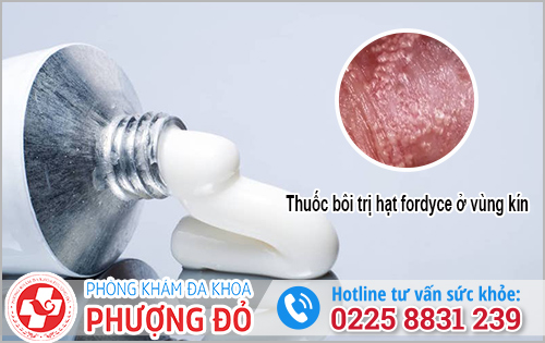 Thuốc bôi trị hạt fordyce vùng kín