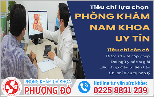 Tiêu chí chọn địa chỉ khám nam khoa ngoài giờ uy tín