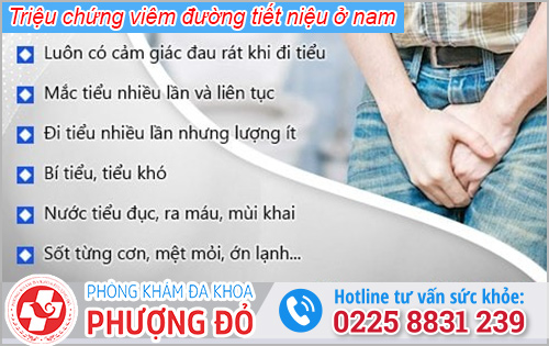 Dấu hiệu nhận biết bệnh viêm đường tiết niệu ở nam