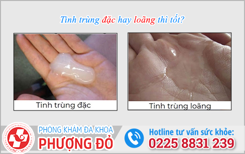 Quan hệ nhiều tinh trùng loãng hay đặc