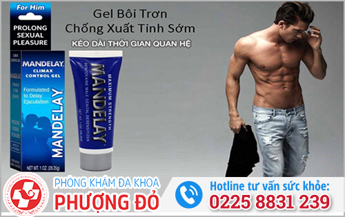  Thuốc bôi Mandelay - trị xuất tinh sớm cho nam giới