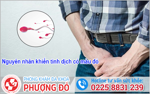 Nguyên nhân khiến tinh dịch có màu đỏ