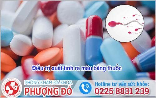 Điều trị xuất tinh có màu đỏ bằng thuốc