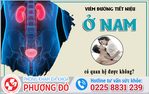 Viêm đường tiết niệu nam có quan hệ được không?