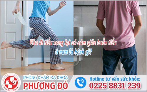 Vừa đi tiểu xong lại có cảm giác buồn tiểu ở nam là bệnh gì?