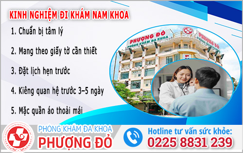 Kinh nghiệm đi khám nam khoa ở Phòng Khám Phượng Đỏ